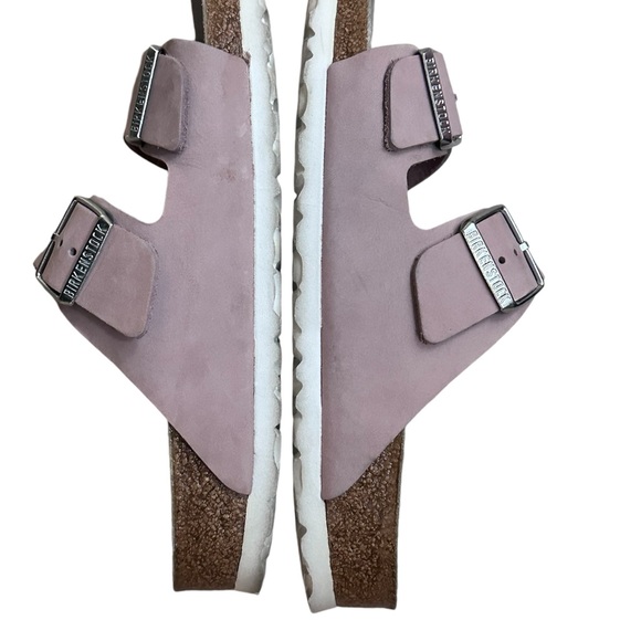 Birkenstocks pink suede sandals - Picture 5 of 7